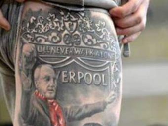 
	Dragostea pentru Liverpool nu are limite pentru acest fan. Ce si-a facut pe tot piciorul. FOTO
