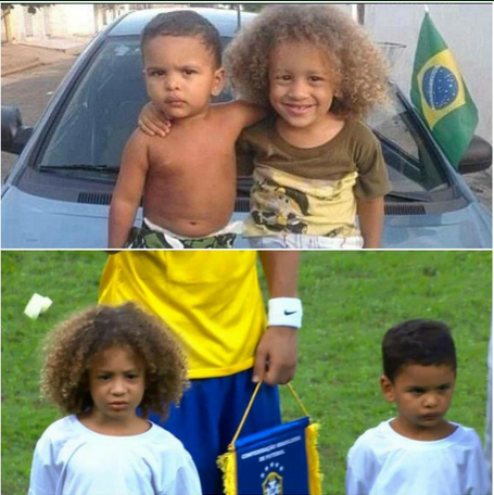 Fantastic! Ce s-a intamplat cu copiii "mini David Luiz" si "mini Thiago Silva"! Au ajuns vedete la nationala Braziliei: VIDEO_2