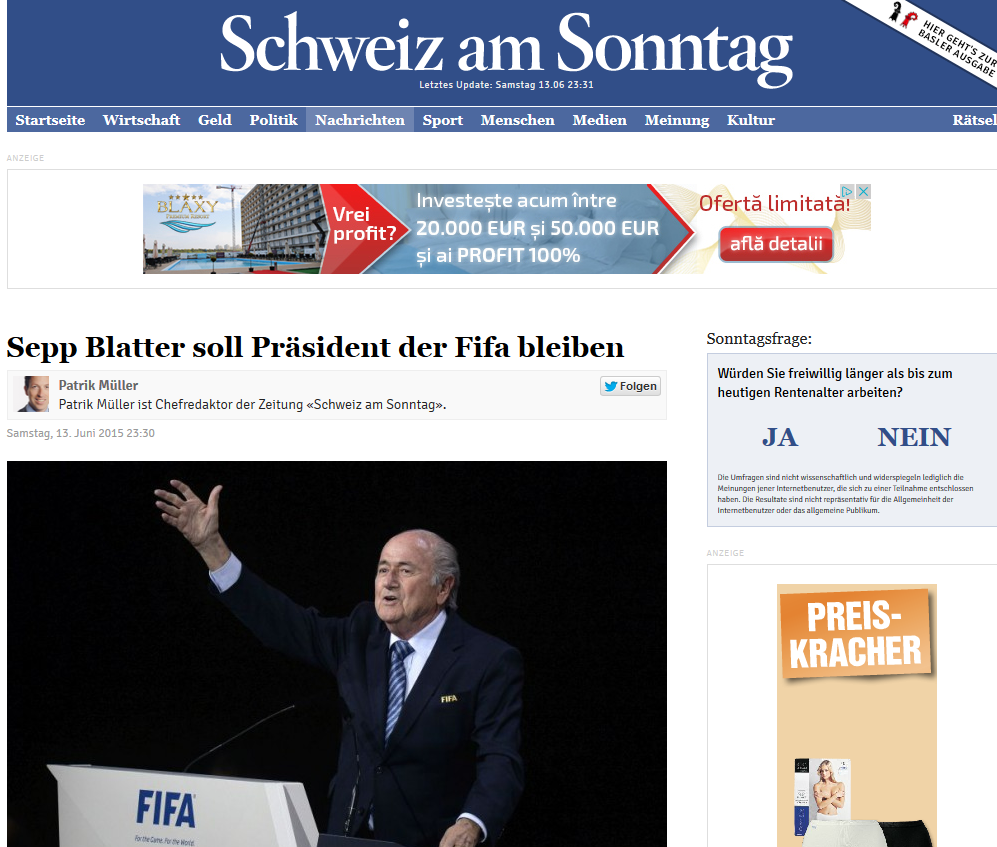 Lovitura de teatru! Ce mutare pregateste Blatter in secret, in plin scandal mondial de coruptie la FIFA:_2