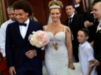 Witsel s-a casatorit cu iubita lui din Romania! Cum a aratat Rafaella in ziua nuntii