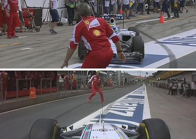 Imagini incredibile in F1. Boss-ul Ferrari, aproape de un accident ingrozitor. Massa era la volan! Ce s-a intamplat. FOTO_3