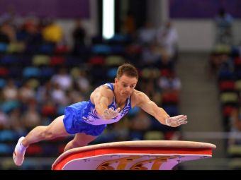 A PATRA medalie pentru Romania! Marius Berbecar aduce bronzul pentru gimnastica masculina la Baku!