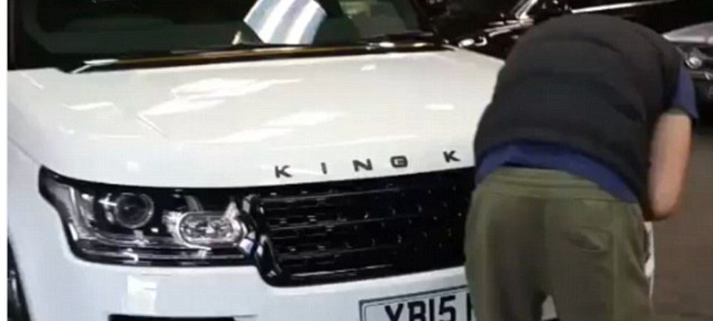 Amir Khan Range Rover