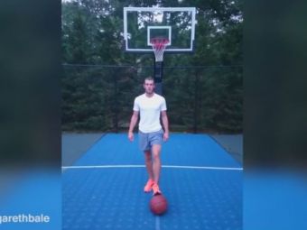 
	Schema SENZATIONALA a lui Gareth Bale cu care a devenit viral pe internet! Ce face cu o minge de baschet. VIDEO
