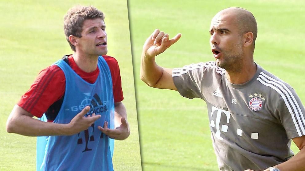 Scandal la Bayern! Guardiola si Muller s-au luat la cearta. Ce s-a intamplat la ultimul antrenament_2