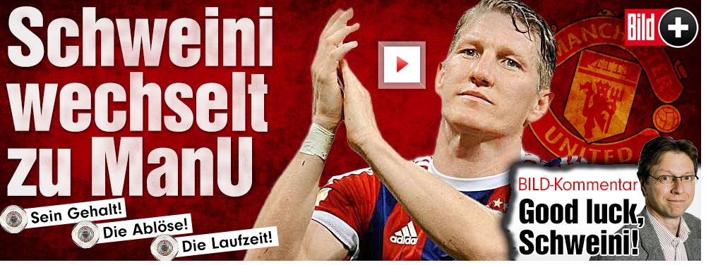 Manchester United a anuntat oficial transferul lui Schweinsteiger de la Bayern Munchen_2