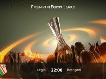 
	LEGIA VARSOVIA 1-0 BOTOSANI, in Europa League. Botosani pierde EROIC la Varsovia, dupa ce incaseaza un gol superb. Portarul Iliev a salvat-o pe final de la dezastru
