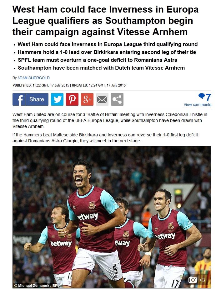 Englezii o IGNORA pe Astra! Care e duelul din Europa League la care West Ham viseaza. Ce scrie Daily Mail dupa tragere_1