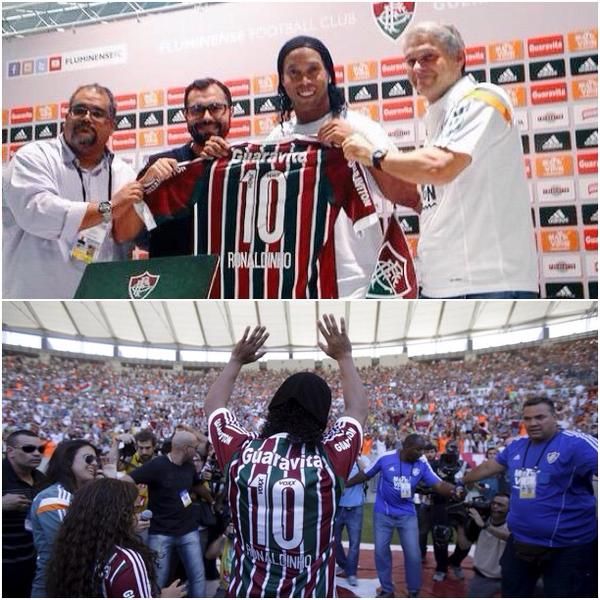 "Am venit sa scriu istorie!" Imagini fantastice de la prezentarea lui Ronaldinho la Fluminense. FOTO si VIDEO_1