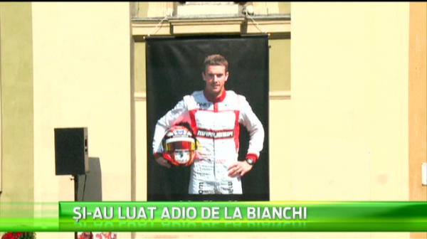 Imagini DUREROASE! Formula 1 si-a luat adio de la Jules Bianchi, pilotul care a murit dupa 9 luni de coma. FOTO