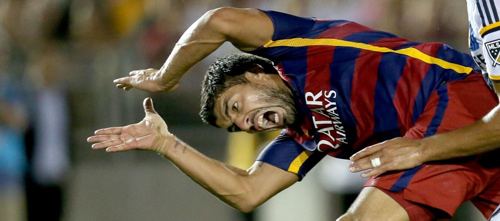 Barcelona LA Galaxy Luis Suarez