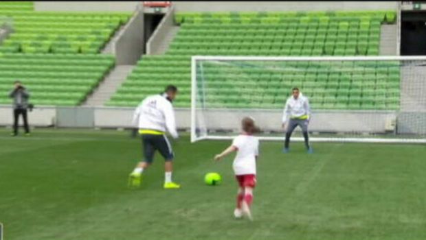 Imagini SUPERBE cu Cristiano Ronaldo in Australia! Starul lui Real Madrid a dat in mintea copiilor pentru o zi! VIDEO