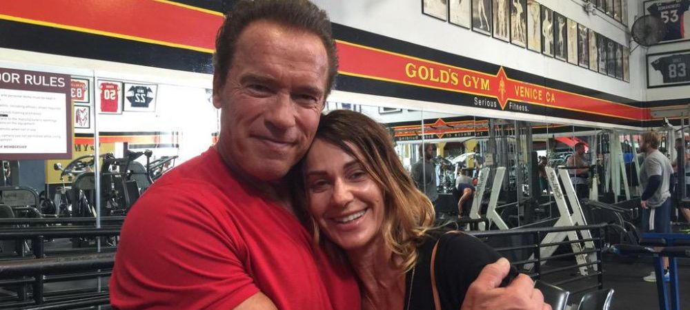 Arnold Schwarzenegger Nadia Comaneci