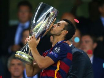 
	Pleaca EROUL Barcelonei? Imaginea surprinsa in momentul in care jucatorii ridicau trofeul! Ce facea Pedro
