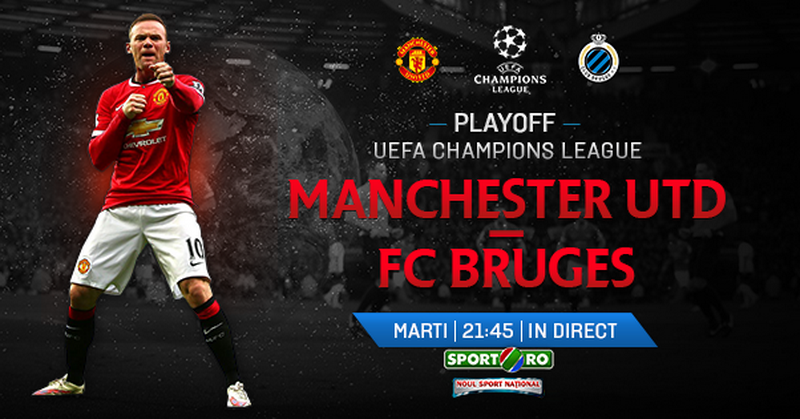 Manchester United FC Brugge Louis Van Gaal