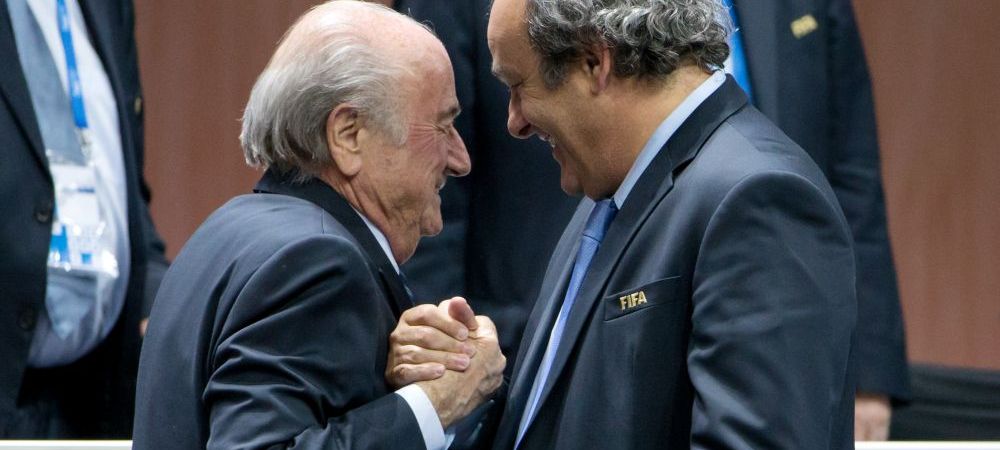 Sepp Blatter FIFA Michel Platini