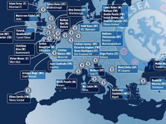 
	Harta celor 33 de jucatori imprastiati de Chelsea prin Europa in aceasta vara. Unde e Manea, pustiul cumparat pe 3 mil euro
