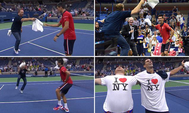 Scene senzationale cu Djokovic la US Open. Ce a facut cu un fan pe teren dupa victoria din turul 2_3