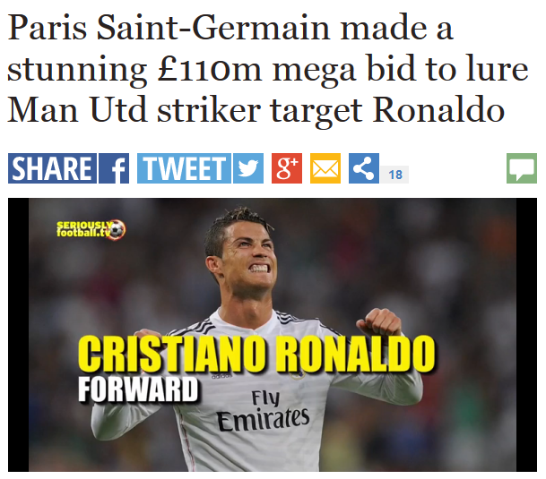 Oferta BOMBA pentru Ronaldo! PSG a incercat sa il cumpere pentru o suma ametitoare! Cat au oferit seicii pentru starul lui Real_2