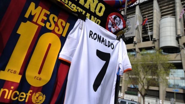 Asa arata liga fotbalistilor din Spania care castiga impreuna peste 100 mil euro pe an. Messi si Cristiano Ronaldo domina TOP 10