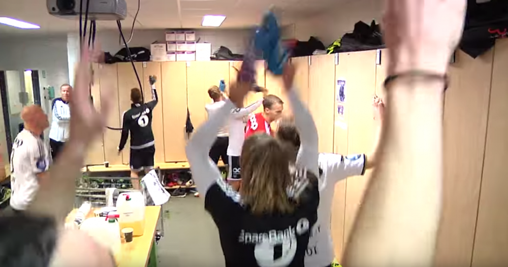 Au eliminat Steaua din Liga, acum sunt aproape campioni. Jucatorii lui Rosenborg fac din nou senzatie cu RITUALUL din vestiar: VIDEO_6