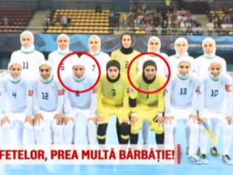 
	Nationala de fete a Iranului e lovita de un scandal urias. 8 jucatoare sunt banuite ca de fapt ar fi...jucatori!
