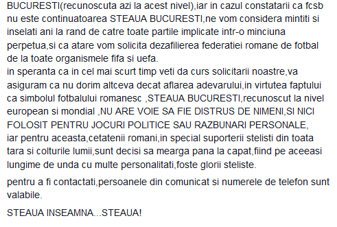 Propunerea EXTREMA a unor fani stelisti:"Fotbalul romanesc sa fie DEZAFILIAT de la UEFA daca Steaua de azi nu e adevarata Steaua!"_3