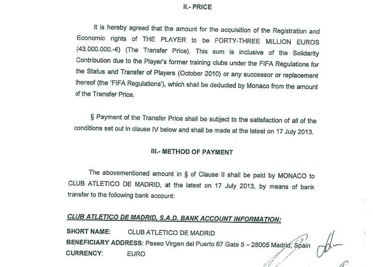 Pretul ADEVARAT cu care Falcao a fost transferat la Monaco! Documente spectaculoase publicate pe net de FOOTBALL LEAKS_1
