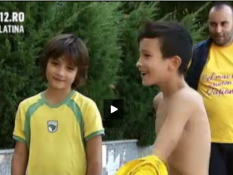 
	Reactia fantastica a acestui copil din Slatina atunci cand Stelea l-a rugat sa-i arate cum se bucura la gol :) VIDEO
