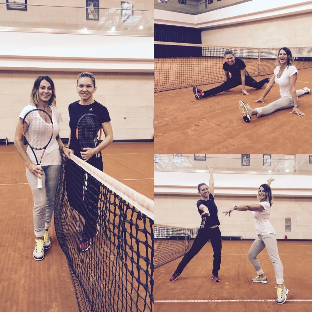 Simona Halep si Nadia Comaneci, o echipa perfecta! Numarul 2 WTA se pregateste pentru Turneul Campioanelor_2