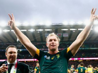 
	Africa de Sud s-a calificat in semifinalele Cupei Mondiale de rugby, dupa 23-19 cu Tara Galilor
