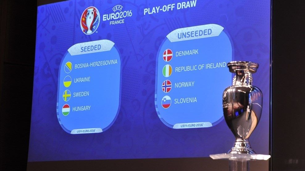 Tragerea la sorti a play-off-ului Euro! Ucraina - Slovenia, Suedia - Danemarca, Bosnia - Irlanda, Norvegia - Ungaria!_1