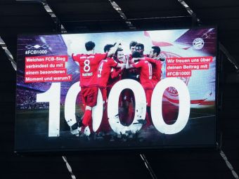 
	Victorie istorica pentru Bayern-ul lui Pep si al KILLERULUI Lewandowski. Campioana Germaniei isi continua parcursul fara greseala si a ajuns la victoria cu numarul 1.000
