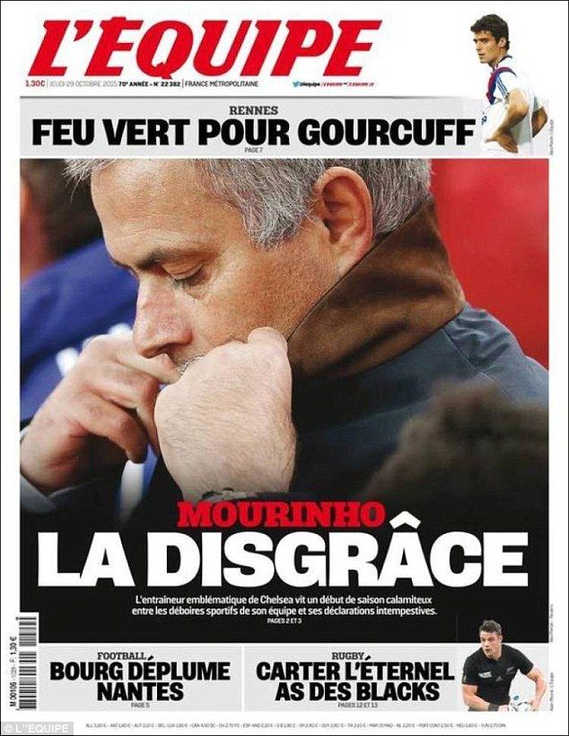 "MOURINHO, O RUSINE!" Cum este facut PRAF Mourinho de L'Equipe dupa ce a aparut pe lista lui PSG_1