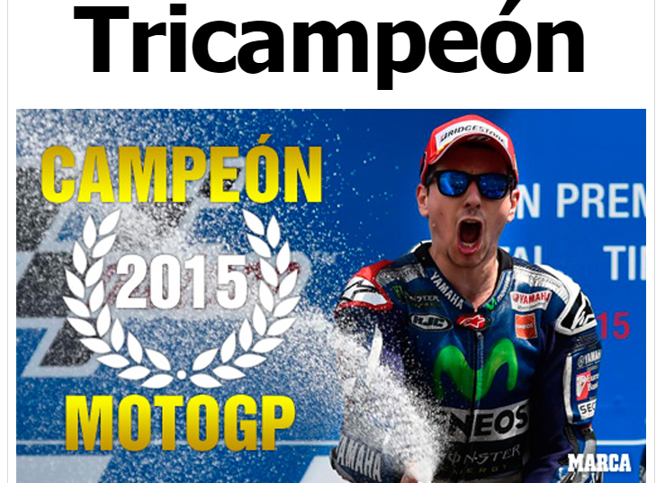 Tricampeon | Jorge Lorenzo e noul campion mondial la MotoGP, dar Valentino Rossi este eroul zilei. Cursa fantastica la Valencia_4