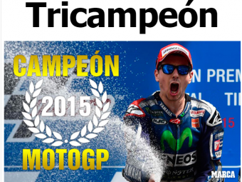 
	Tricampeon | Jorge Lorenzo e noul campion mondial la MotoGP, dar Valentino Rossi este eroul zilei. Cursa fantastica la Valencia
