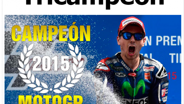 
	Tricampeon | Jorge Lorenzo e noul campion mondial la MotoGP, dar Valentino Rossi este eroul zilei. Cursa fantastica la Valencia
