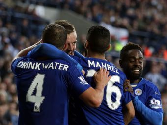 Apa bei, spirt joci! Echipa lui Drinkwater si a magicianului Vardy, lider in Premier League: tot lotul lui Leicester valoreaza cat transferul lui Martial la Man United
