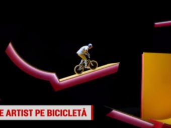 
	VIDEO | El e regele iluziilor optice din sport. Artistul pe bicicleta si-a facut un numar SF
