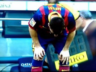 
	Messi n-a scapat de problemele de sanatate, dar medicii au gasit &quot;pastila secreta&quot;. Argentinianul, surprins in timp ce lua medicamente la meciul cu Roma
