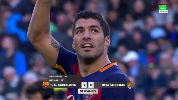 
	Suarez a marcat inca un SUPERGOL pentru Barcelona! Cum a trimis IMPARABIL dupa centrarea lui Dani Alves
