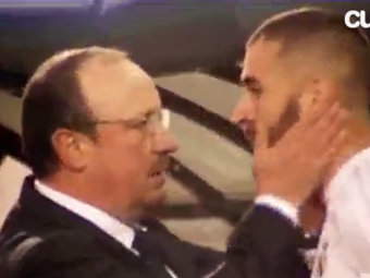 &quot;Hei, Karim! Karim!&quot; Momentul care nu s-a vazut la TV. Ce i-a spus Benitez lui Benzema pe banca lui Real