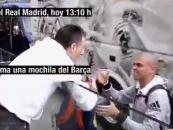 Faza geniala la Real Madrid! Un fan s-a dus la Pepe cu o esarfa a BARCELONEI pentru un autograf! Ce a facut jucatorul. VIDEO