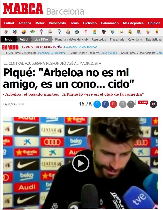 Moment revoltator in Spania! Declaratia scandaloasa a lui Pique despre un rival de la Real Madrid_1