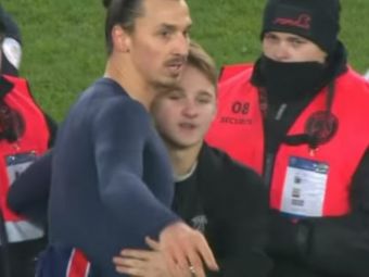 
	Moment fabulos cu Zlatan la ultimul meci al lui PSG! Un pusti a intrat pe teren si s-a dus la el! Gestul emotionant al starului suedez. VIDEO
