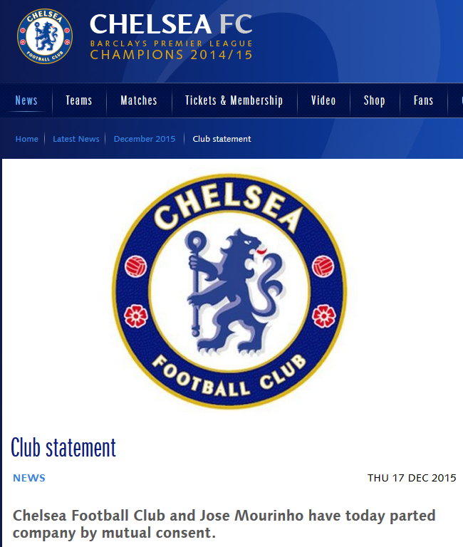 UPDATE: Primele imagini cu Mourinho dupa ce a fost DAT AFARA de la Chelsea! The Telegraph: Guus Hiddink ii ia locul_4
