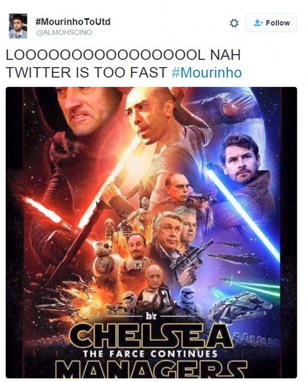 THE SPECIAL GONE. Cum a ajuns Mourinho VEDETA in noul Star Wars dupa plecarea de la Chelsea. Cele mai tari poante aparute_1