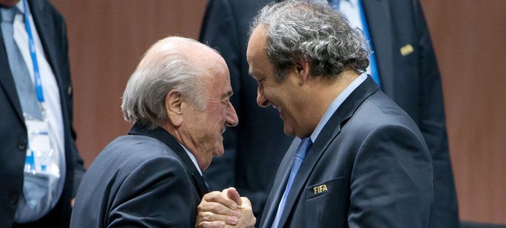 Sepp Blatter FIFA Michel Platini
