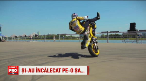 Cel mai tanar motociclist din Romania are doar 8 ani! Ce acrobatii vrea sa faca in viitor! VIDEO