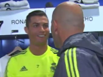 Zidane e IDOL in vestiarul lui Real! Reactia lui Ronaldo cand Zizou s-a prezentat in fata jucatorilor